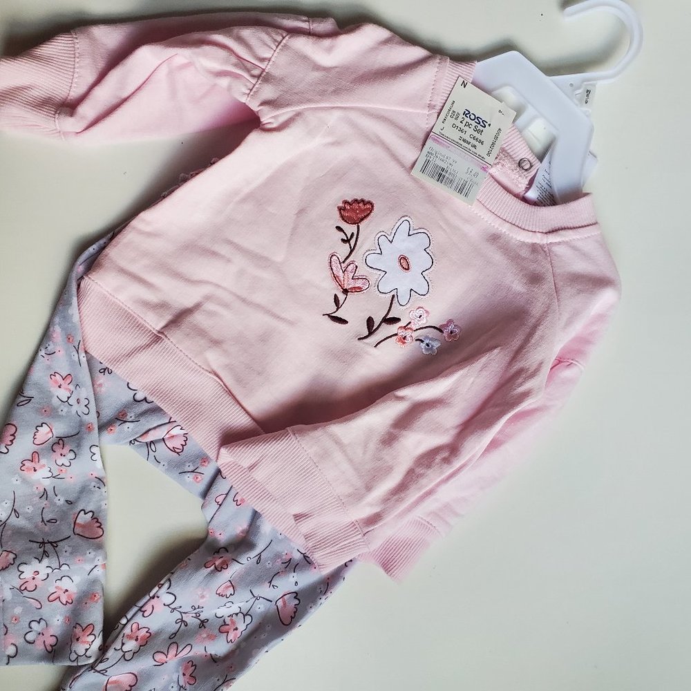 🔺Pink + Floral 2 Piece Outfit 🔺